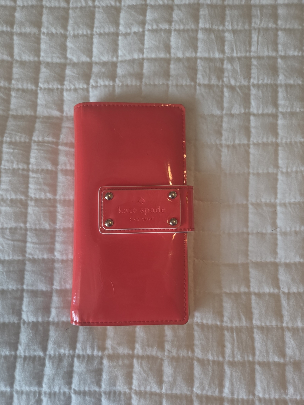 kate spade Patent Red Wallet